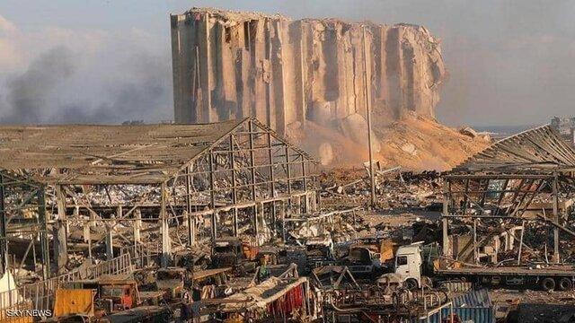 قبل و بعد از انفجار بیروت از دید ماهواره روسیه قبل و بعد از انفجار بیروت از دید ماهواره روسیه