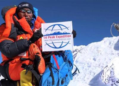 کوهنورد نپالی، رکورد صعود به اورست را شکست