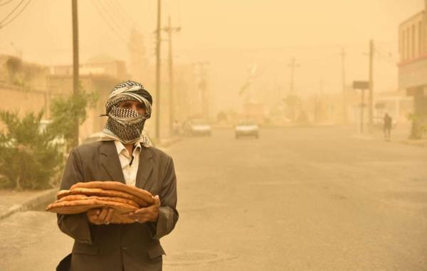 هشدار نارنجی تاثیر توده گرد و خاک بر خوزستان