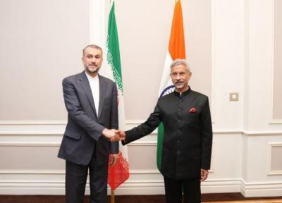 وزیران امور خارجه ایران و هند با یکدیگر دیدار کردند