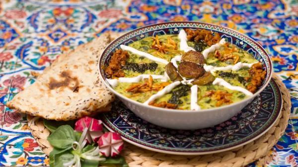 طرز تهیه آش ترخینه کرمانشاه، لعابدار و مقوی